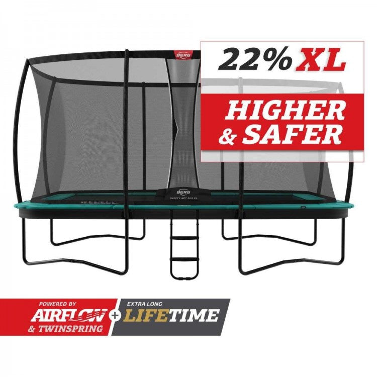 Cama Elastica Berg Ultim Champion 410 + Red Deluxe Xl Negro._2