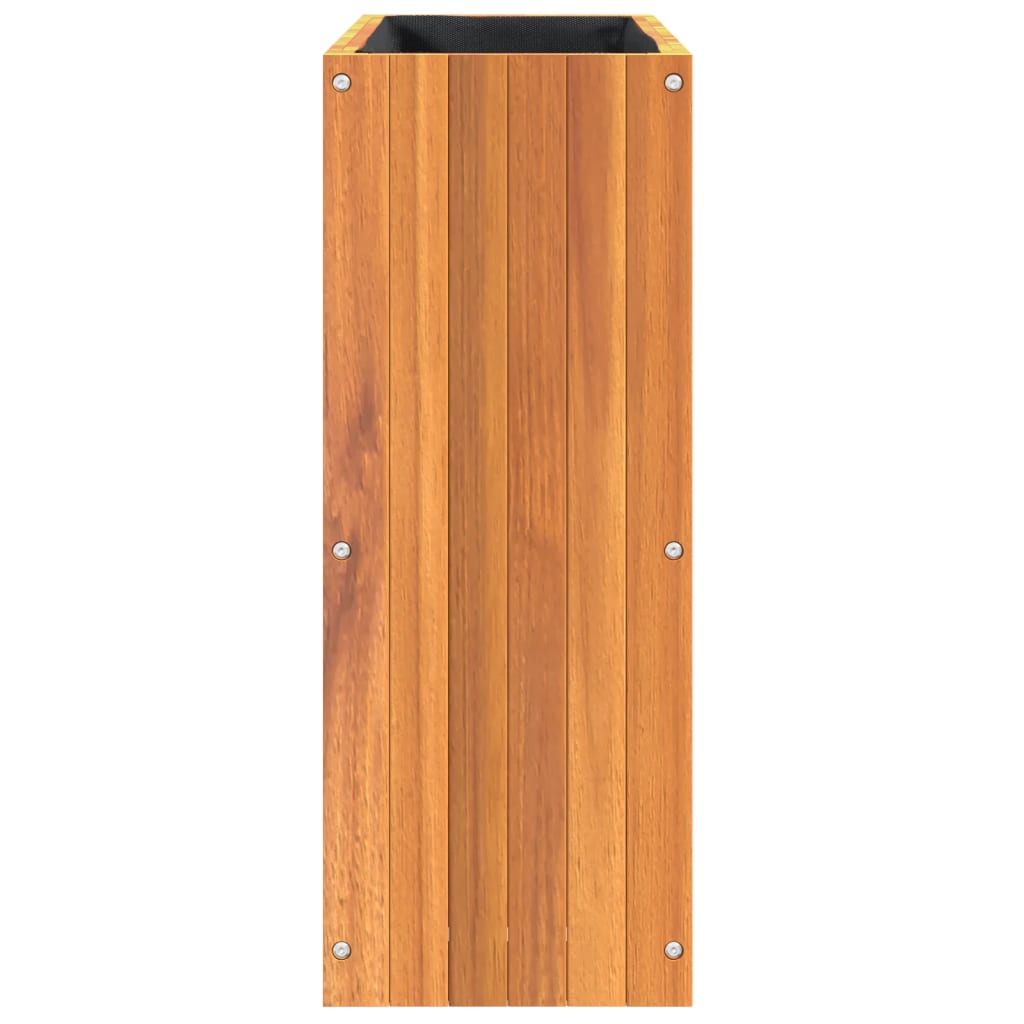 Jardinera De Madera Maciza De Acacia 59x27,5x70 Cm_5