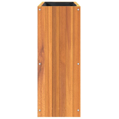 Jardinera De Madera Maciza De Acacia 59x27,5x70 Cm_5