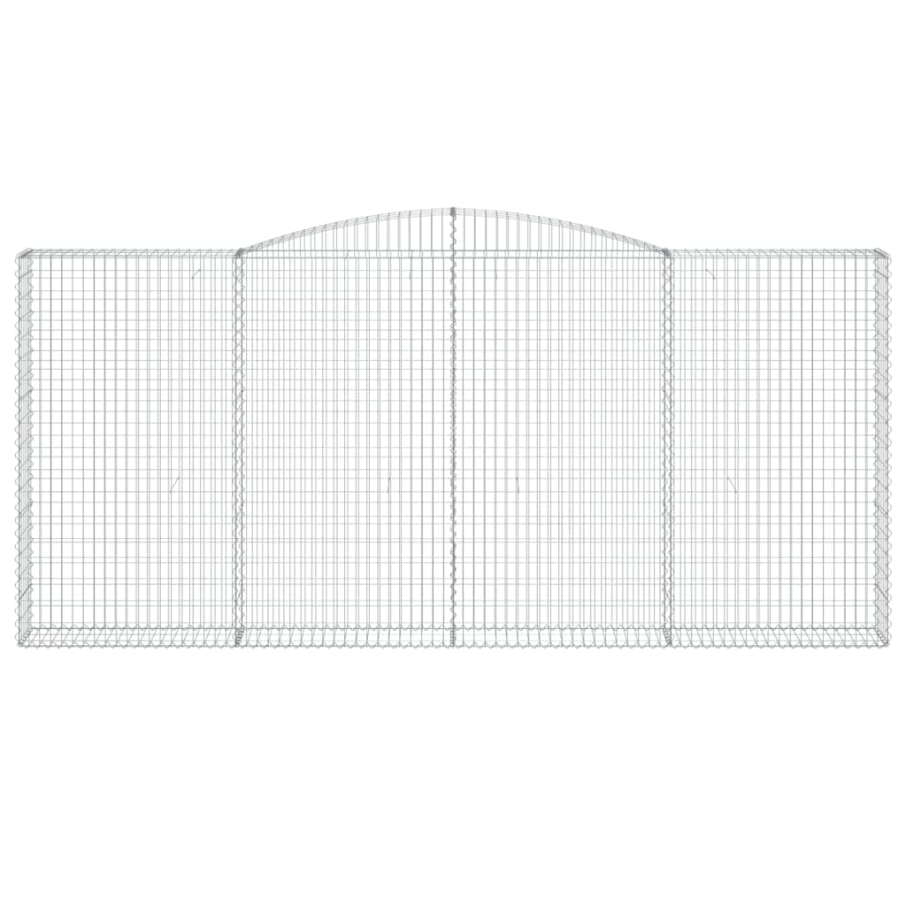 Cestas De Gaviones 15 Uds Forma De Arco Hierro 400x30x180/200cm_3