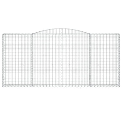 Cestas De Gaviones 15 Uds Forma De Arco Hierro 400x30x180/200cm_3