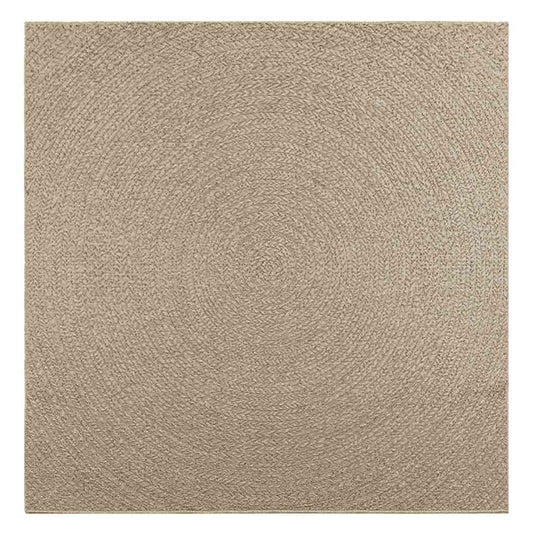 Vidaxl Alfombra Zizur Aspecto Yute Interior/exterior Beige 200x200 Cm_0