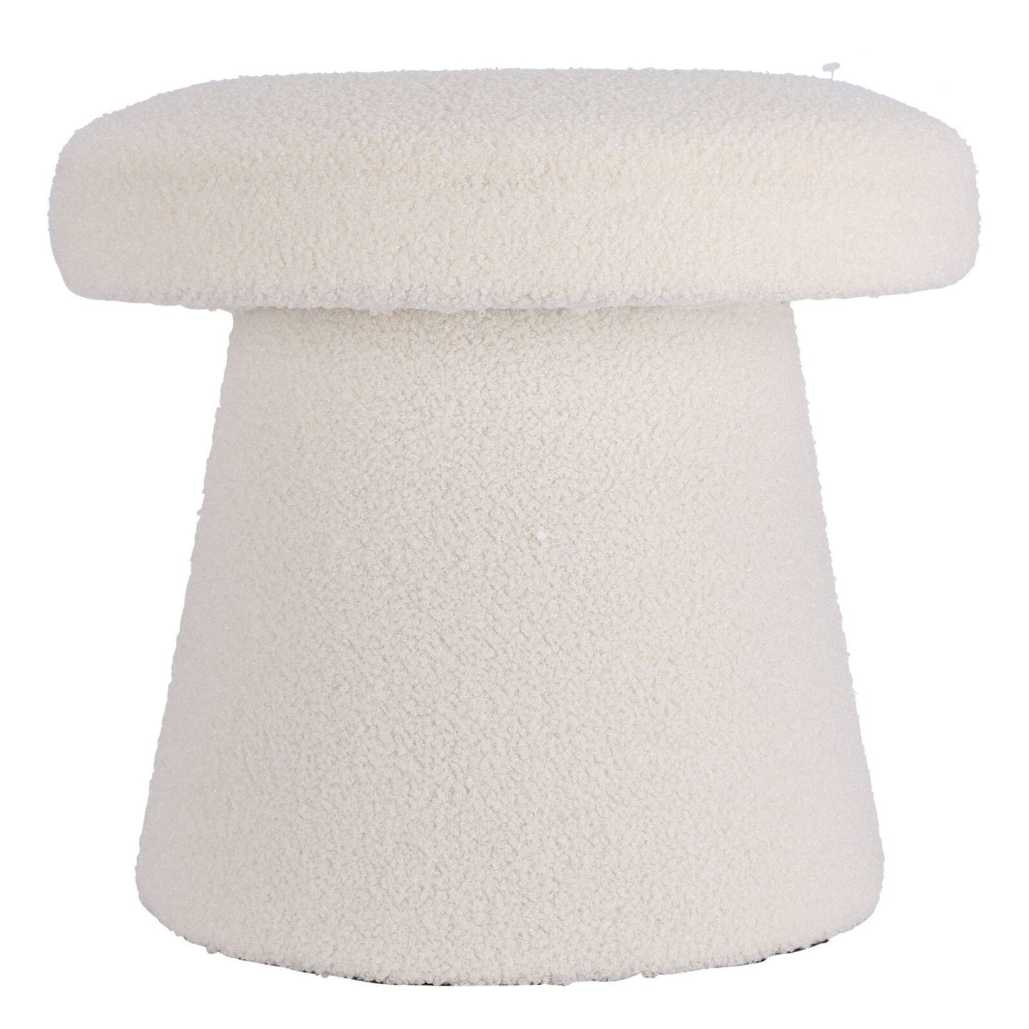 Well Home Taburete Hongo Reposapies Color Blanco Ø43x38cm_0