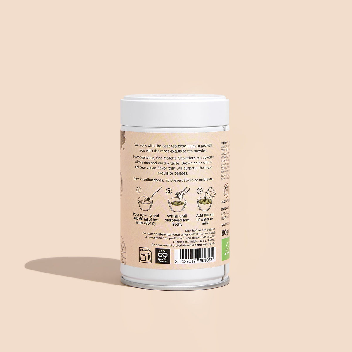 Té Matcha Chocolate ecológico Matcha & CO 30 g