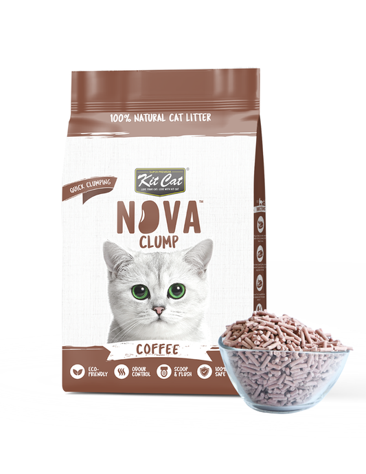 Kit Cat Arena Eco SoyaClump - Coffee 7 L Arena para gatos