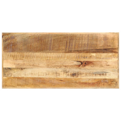 Mesa De Bar Madera Maciza De Mango Rugosa 120x58x107 Cm_2