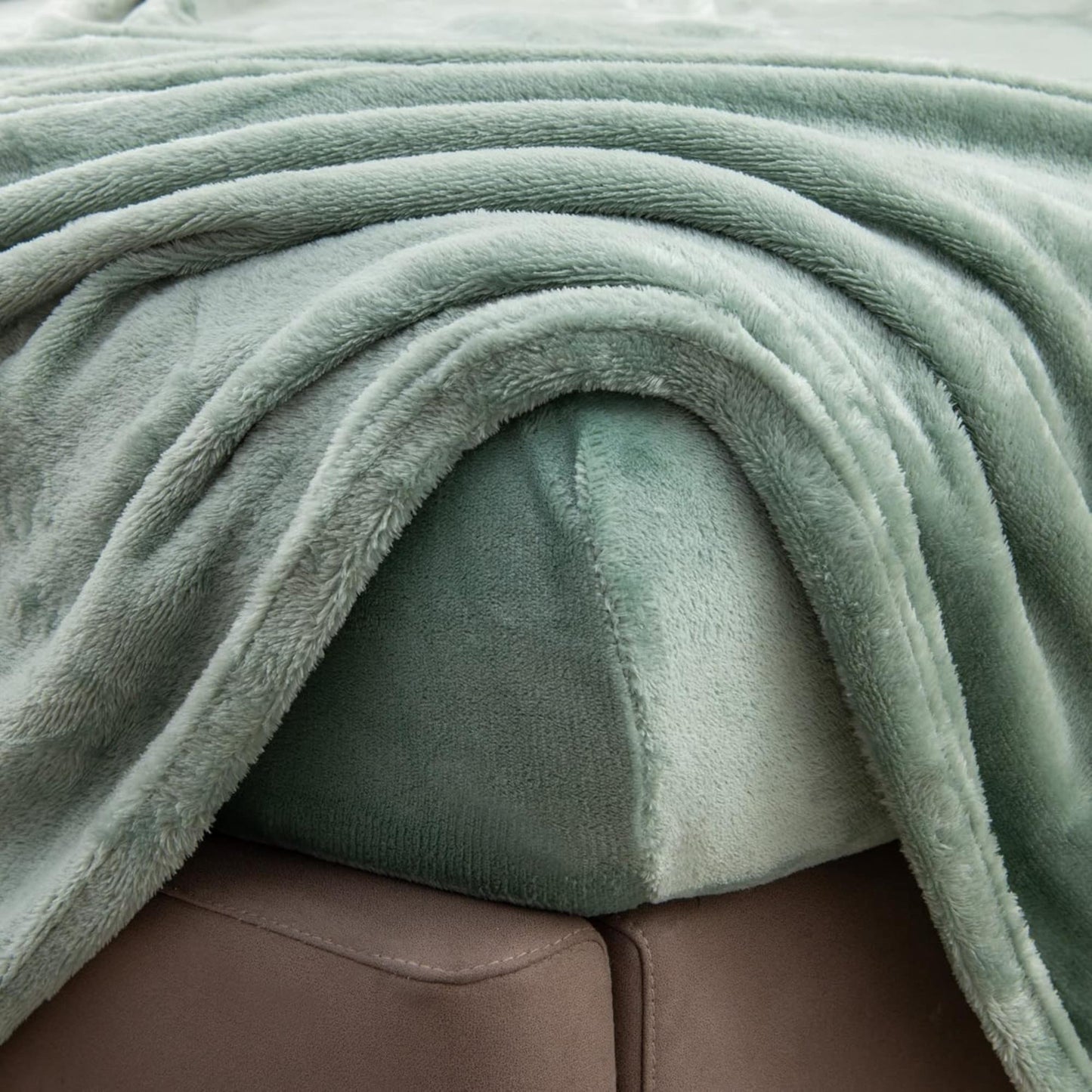 Well Home Manta Polar Coral De 250 Gsm, 100% Poliéster Color Verde Claro_2