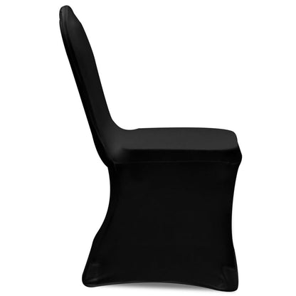 Vidaxl Funda De Silla Elástica 18 Unidades Negro_3