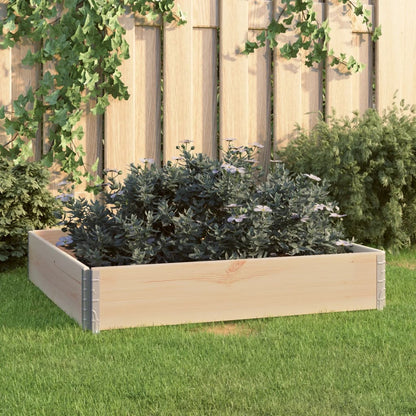 Arriate De Madera Maciza De Pino 100x100 Cm_1