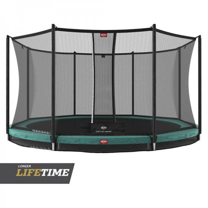 Cama Elastica Berg Inground Favorit 330 + Red Comfort Verde._0