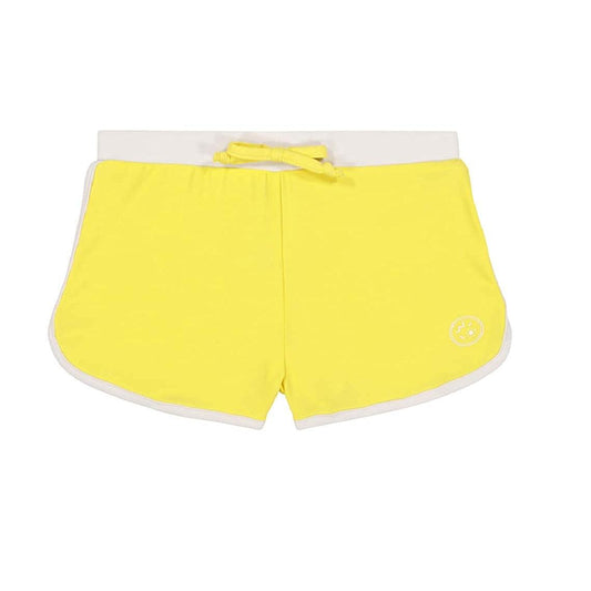 Bañador short amarillo protector contra rayos UV 18 meses
