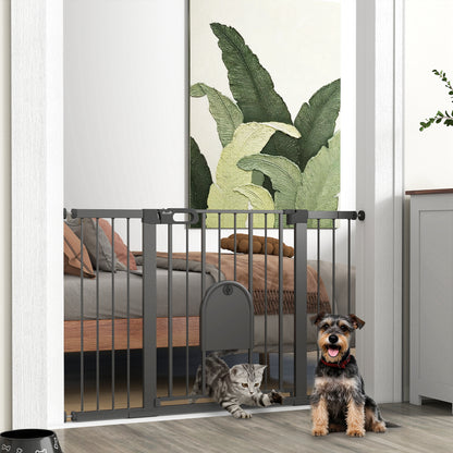 Pawhut Barrera De Seguridad Para Perros Extensible 75-131 Cm_1