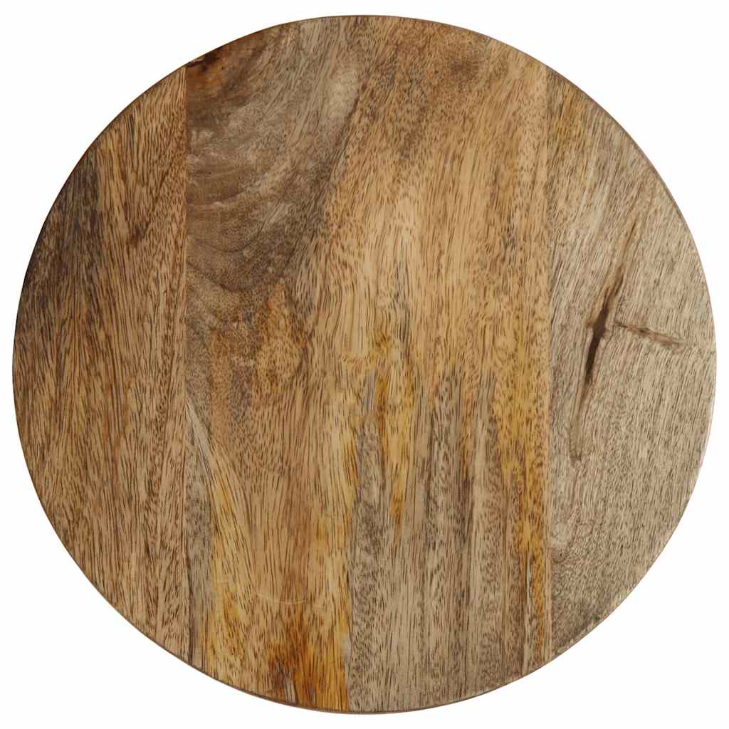 Mesa Auxiliar Madera Maciza De Mango Ø30x60 Cm_2