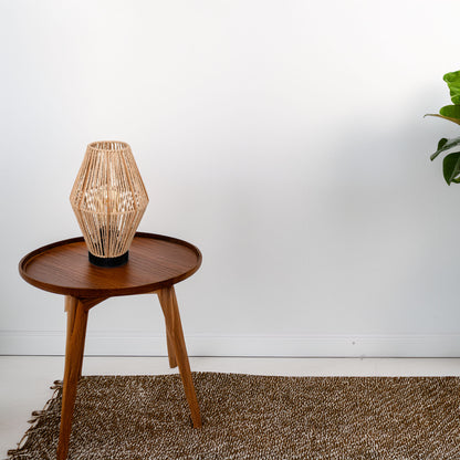 Wellhome Lámpara Sobremesa Aissa Nature Metal H.32cm_2