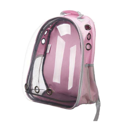 Well Home - Mochila Para Transporte De Mascotas Rosa 33x43x26cm
