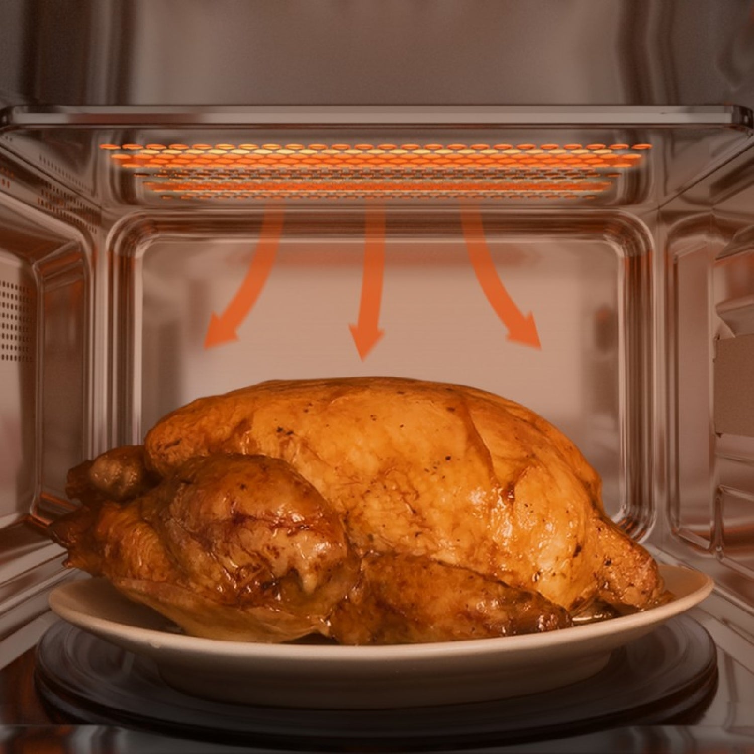 Microondas Proclean 5110 Inox. 700 W, Grill 800 W, Capacidad De 20l, Revestimiento Ready2clean Para Una Mejor Limpieza, Tecnología 3dwave, Diseño Fr_3