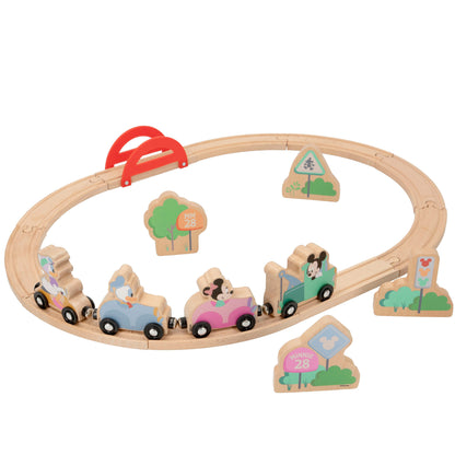 Woomax Disney Tren Madera Mickey Y Minnie_0