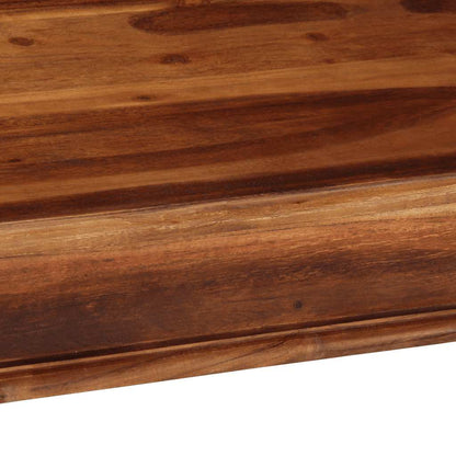 Mesa De Centro De Madera Maciza 110x60x40 Cm Acacia_4