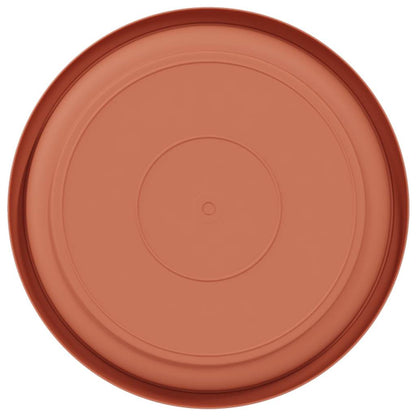 Bandeja Redonda Para Flores 24 Uds. Rojo Ladrillo Ø 17,5 X 2 Cm_5
