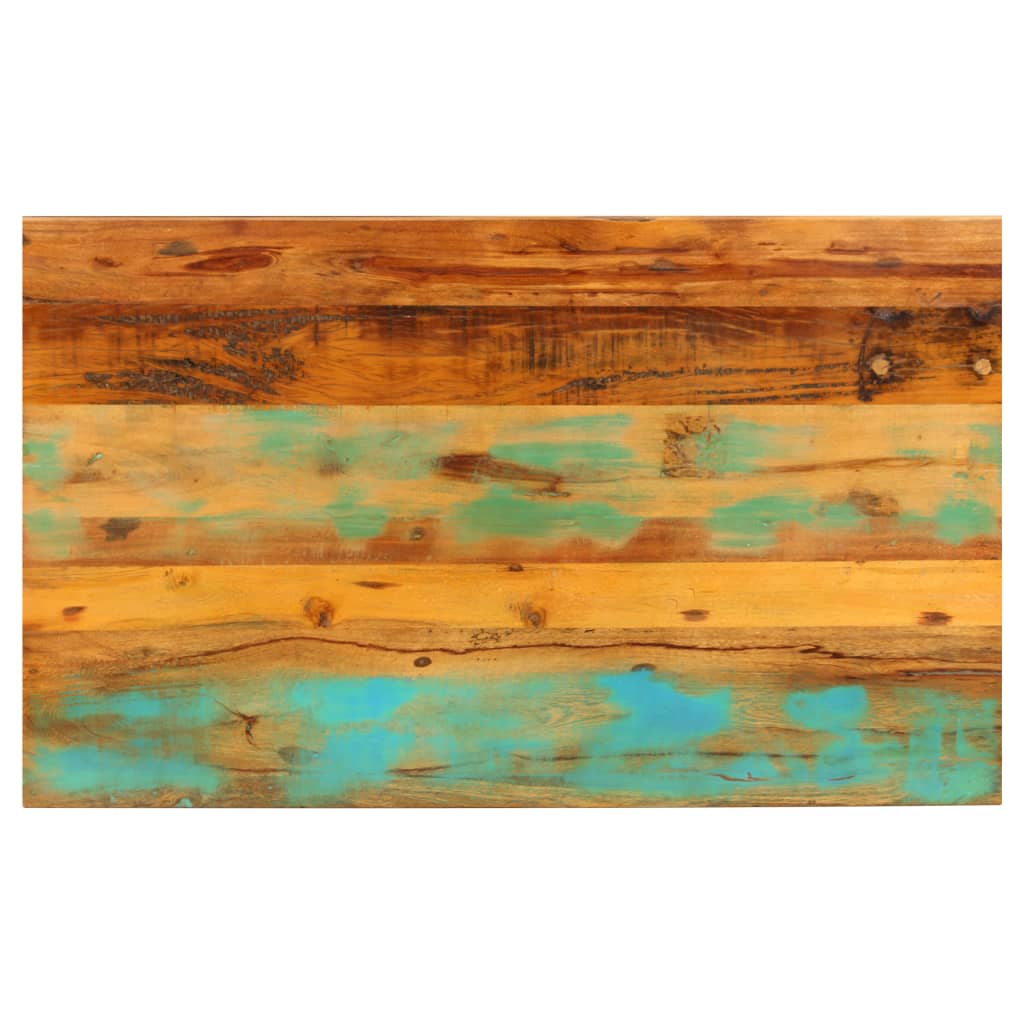 Mesa De Centro Madera Maciza Reciclada 100x60x35 Cm_2