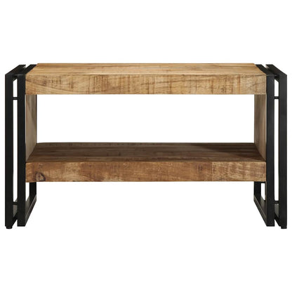 Mesa De Centro 70x50x38 Cm Madera Maciza De Mango_2