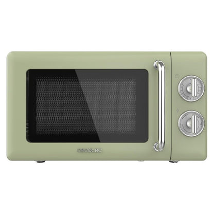 Microondas Mecánico De 20 L Proclean 3010 Retro Green. 700 W En 6 Niveles, Temporizador Hasta 30 Minutos, Modo Descongelación, Diseño Vintage En Ver_0