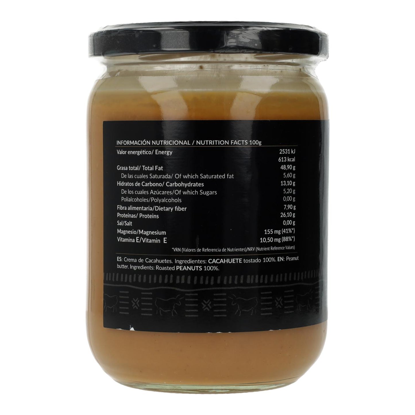 Crema de Cacahuete 100% natural 457 Paleobull de 500 g