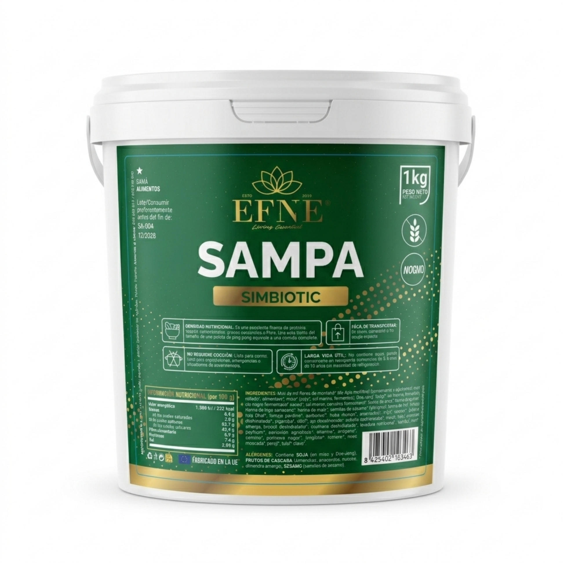 Nutrición Consciente Y Fermentación Viva En Un Solo Envase. El Simbiotic Sampa Es Una Mezcla Integral Y Ecológica De Cer_0