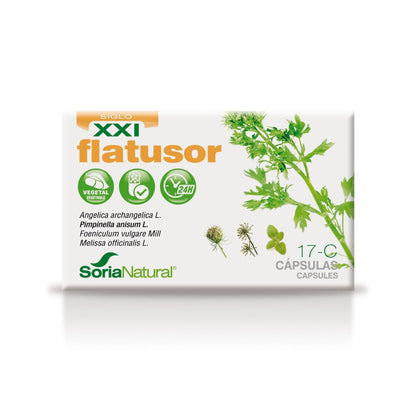 17-C Flatusor XXL Soria Natural, 30 cápsulas