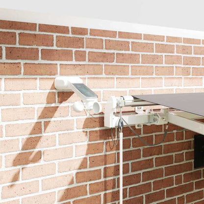 Toldo Retráctil Gris Claro 450 X 350 Cm Poliéster_3