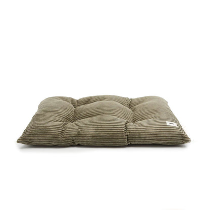 Cafide Cojín De Material Reciclado Para Perro Con Tejido De Pana Verde. Modelo Bela._0