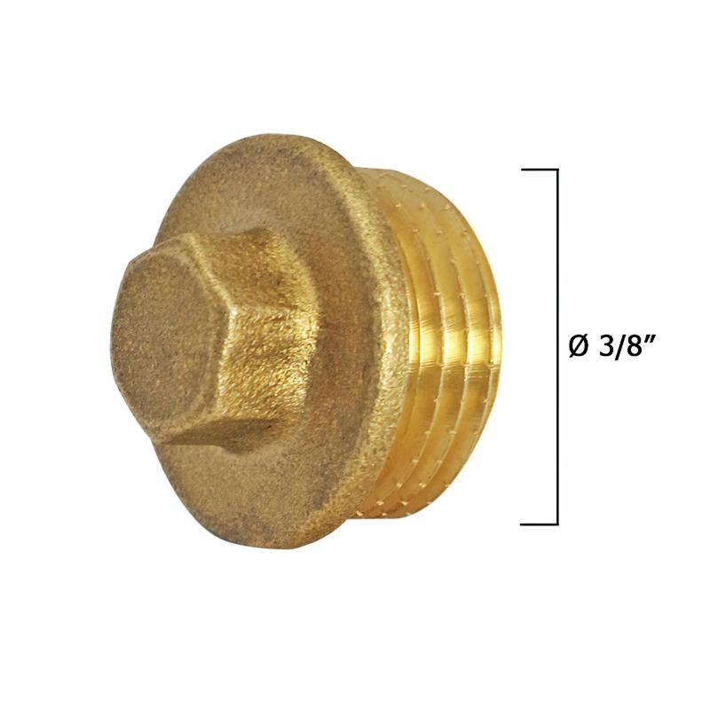Tapon Ciego Macho Laton 3/8_0
