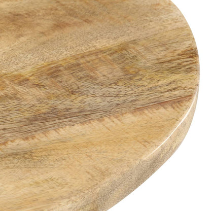 Mesa Auxiliar De Madera Maciza De Mango 48x48x56 Cm_3