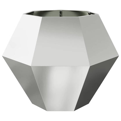 Jardinera 2 Uds. Plateado 100 X 100 X 80 Cm Acero Galvanizado_5