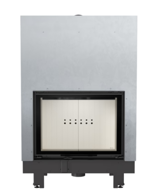 Briccosol Chimenea De Leña De Acero Kratki Mba 17 Kw Ø 200 Puerta Elevable_0