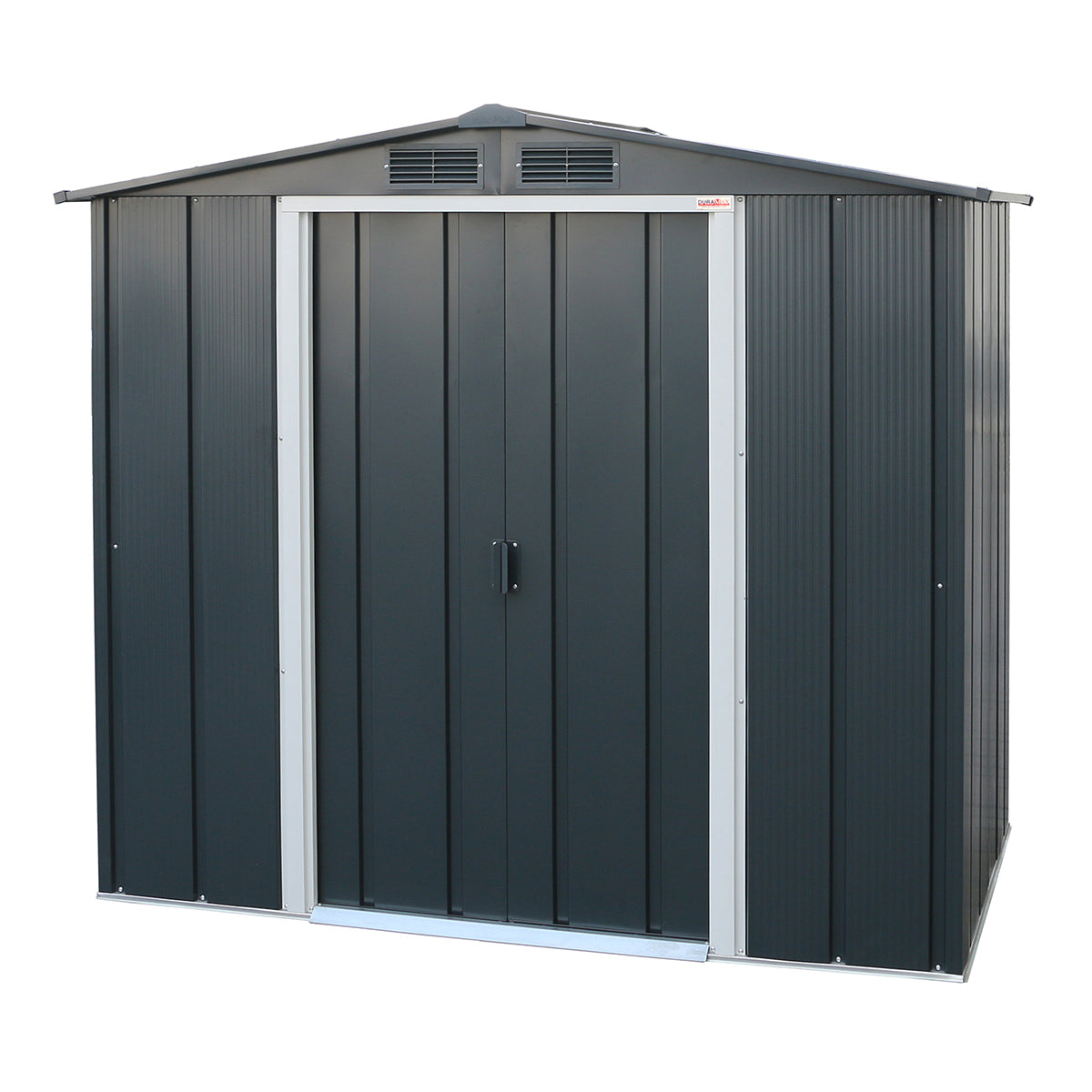 Caseta Cobertizo Eco Denia 6×4 Metal Gris Antracita_0