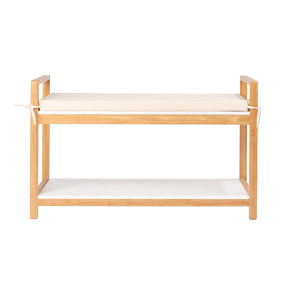 Banco zapatero con almohadilla Finja