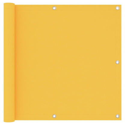 Vidaxl Toldo Para Balcón Tela Oxford Amarillo 90x300 Cm_0