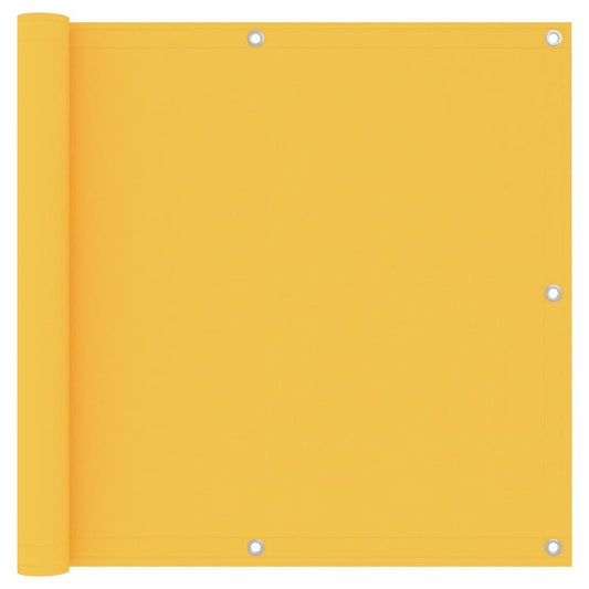 Vidaxl Toldo Para Balcón Tela Oxford Amarillo 90x400 Cm_0