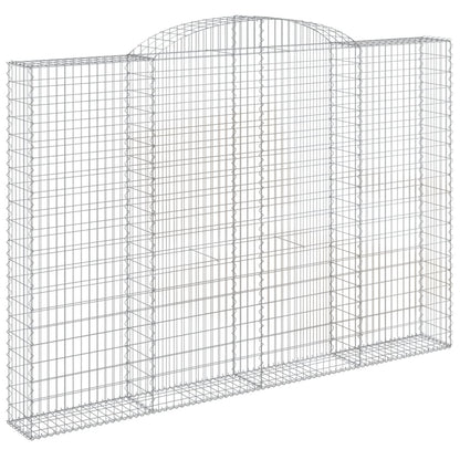 Cestas De Gaviones 3 Uds Forma De Arco Hierro 300x30x200/220 Cm_2