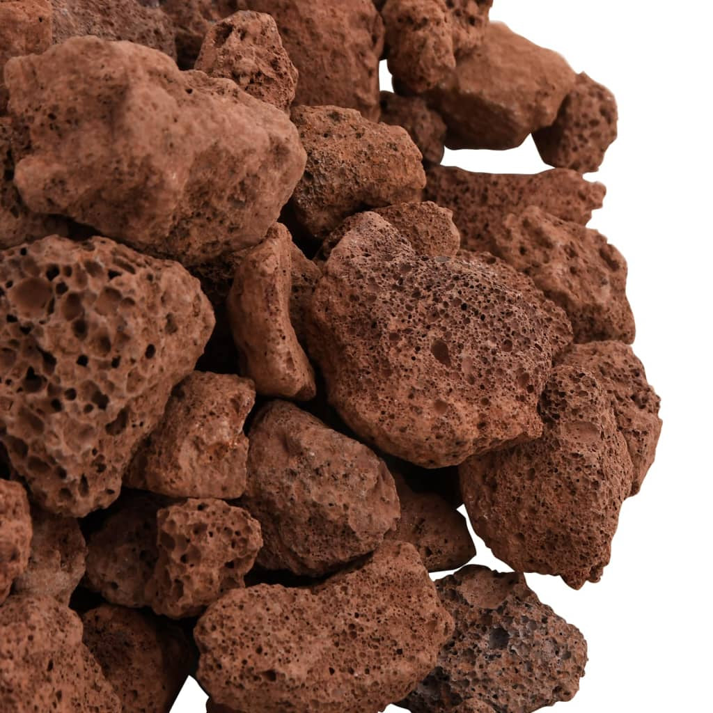 Vidaxl Rocas Volcánicas Rojas 10 Kg 1-2 Cm_4