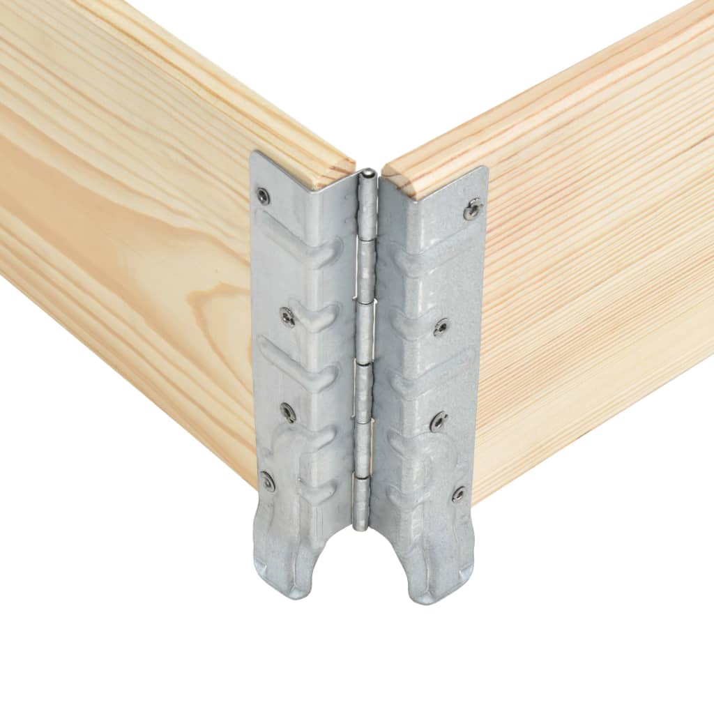 Arriate De Madera Maciza De Pino 100x100 Cm_4