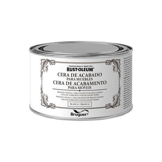 Cera Acabado Para Muebles - 400 Ml - Blanco_0