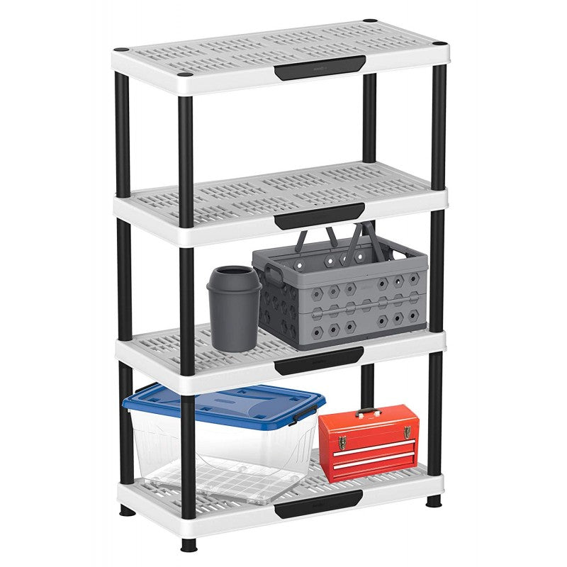 Duramax - Estantería - Dohko - Pvc - Color Blanco Y Negro -  -_0