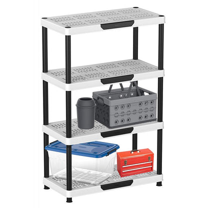 Duramax - Estantería - Dohko - Pvc - Color Blanco Y Negro -  -_0