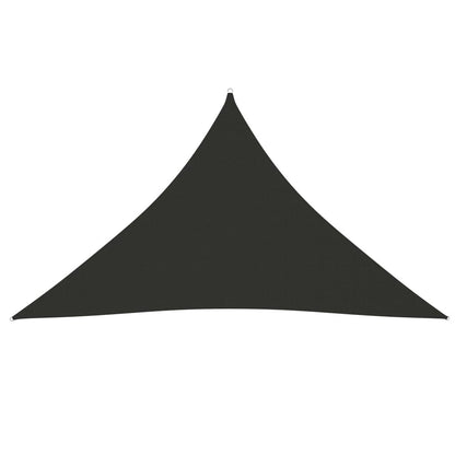 Vidaxl Toldo De Vela Triangular Tela Oxford Gris Antracita 5x5x6 M_0