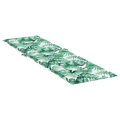 Vidaxl Cojín Para Tumbona Tela Oxford Estampado De Hojas_3
