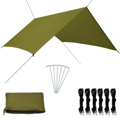 Vidaxl Lona De Exterior Verde 3x2,85 M_0