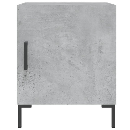 Mesitas Noche 2 Uds Madera Ingeniería Gris Hormigón 40x40x50 Cm_2