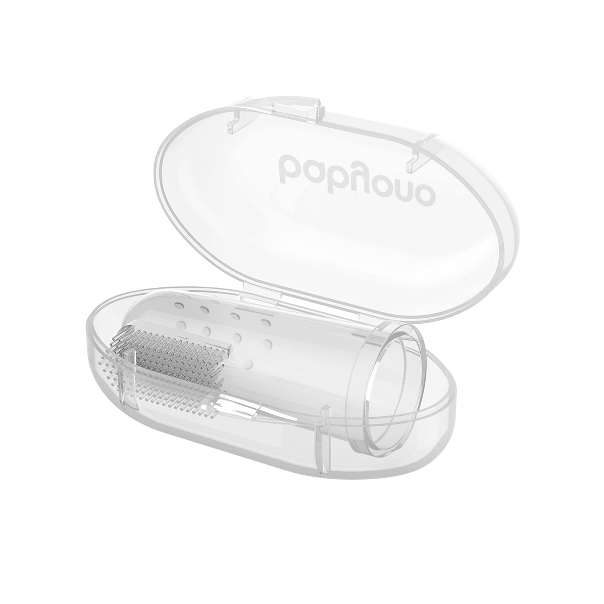 Babyono Cepillo Dedal De Silicona Con Estuche_1